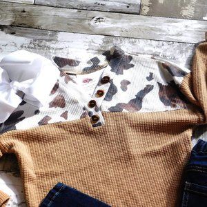 Taking Stock Colorblock Top